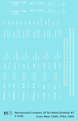 Scale decals pennsylvania - scale,